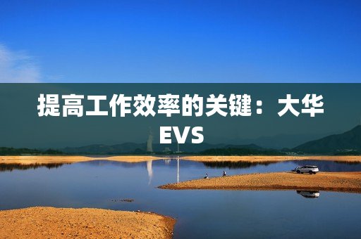 提高工作效率的关键:大华EVS 提高工作效率的关键:大华EVS